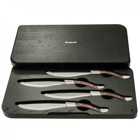 Legnoart – Angus Steak Knife Set With 4 Pcs, Luxury Wooden Box